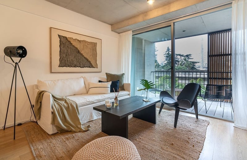 Rent of a modern 2-room apartment, Recoleta, Buenos Aires, Argentina